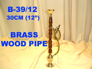 B 39/12 BRASS WOOD PIPE   12"        