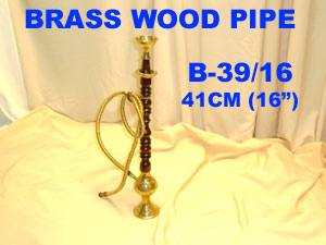 B 39/16 BRASS WOOD PIPE   16"        