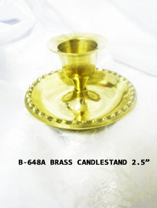 B 648A BRASS CANDLEHOLDER          