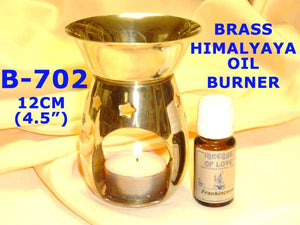 B 702 BRASS HIMALAYA OIL BURNER         