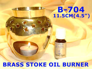B 704 BRASS STOKE OIL BURNER         