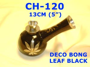 CH 120 DECO BONG LEAF IN BLACK COLOUR         