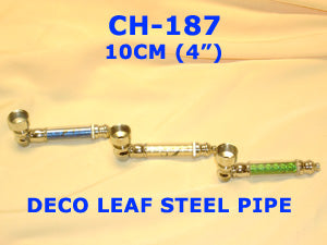 CH 187 DECO LEAF STEEL PIPE         