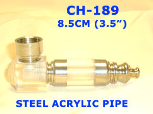 CH 189 STEEL ACRYLIC PIPE SHORT         