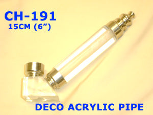 CH 191 DECO ACRYLIC PIPE   JUMBO        
