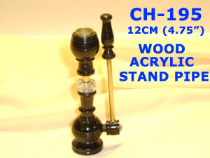 CH 195 WOODEN ACRYLIC STANING PIPE         