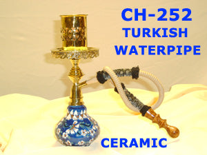 CH 252 TURKISH WATERPIPE CERAMIC          