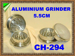 CH 294 ALUMINIUM CRUSHER GRINDER   PLAIN 55mm        