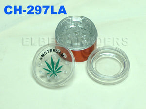 CH 297LA 4 PART ACRYLIC GRINDER WITH AMSTERDAM&L  55mm        