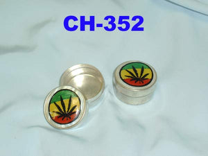 CH 352 HEMP JAH  PILL BOX 2.5CM (1")       