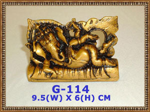 G 114 GANESHA RELAXING POSTURE         