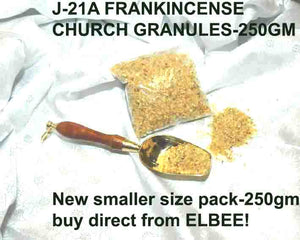 J 21A FRANKINCENSE CHURCH GRANULES  250 GRAMS        