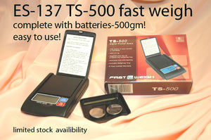 ES 137  FWTS FAST WEIGH 500GM 0.01 SCALE special offer     