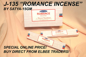 J 135 NG CHAMPA SATYA ROMANCE 15GM      