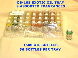 OB 105 ANGELS EXOTIC OILS 15ml ASSORTED FRAGRANCES         
