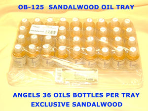 OB 125 ANGELS SANDALWOOD OIL TRAY 15ml INDIVIDUAL FRAGRANCE         