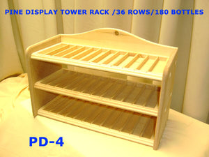 PD 3 PINE 3 TIER OIL RACK/TOWER RACK         