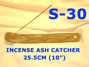 S 30B WOODEN INCENSE ASH CATCHER (10")         