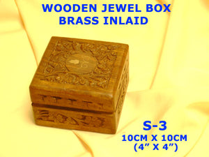 S 3 WOODEN JEWEL BOX          