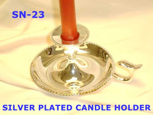 SN 23 SILVER PLATED WEE WILLIE CANDELHOLDER         
