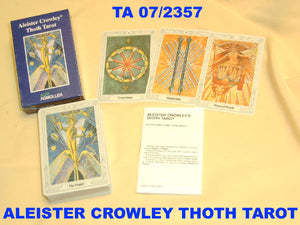 TA07/2357 ALEISTER CROWLEY THOTH TAROT          
