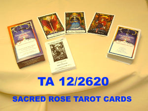 TA12/2620 THE SACRED ROSE TAROT DECK          