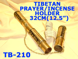 TB 210 TIBETAN PRAYER AND INCENSE HOLDER         