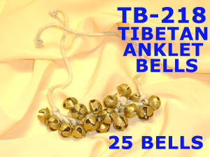 TB 218 TIBETAN ANKLET BELLS   25 BELLS        