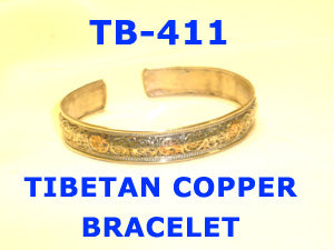 TB 411 TIBETAN COPPER BRACELET         