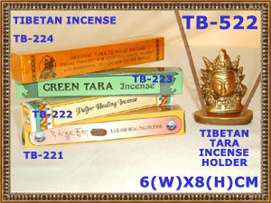 TB 522 TIBETAN TARA INCENSE HOLDER         