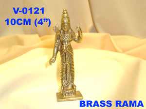 V 0121 BRASS RAMA STANDING         