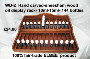 WD 2 Wooden Oil Rack 2 tier  144oils      