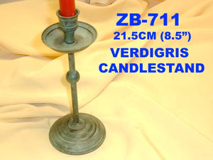 ZB 711 VERDIGRIS CANDLESTAND (8.5")         